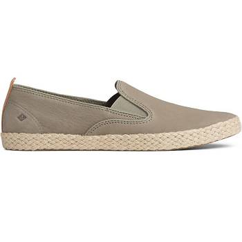 Sperry Sailor Twin Gore Jute Olivovo Zelene - Damske Tenisky